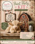 Peanut the baby Lamb Paint Party Kit