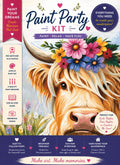 Briar the Highland Cow Paint Party Kit