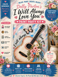 Dolly Parton's I Will Always Love You Guitar Paint Kit