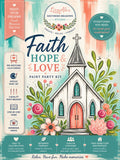 Faith, Hope & Love Paint Party Kit