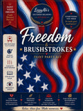 Freedom & Brushstrokes Paint Party Kit