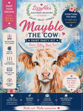 Mayble the Cow Paint Party Kit | Highland Cow Acrylic Painting Kit for Beginners