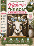 Nanny the Goat Paint Party Kit | Farmhouse Goat Acrylic Painting Kit